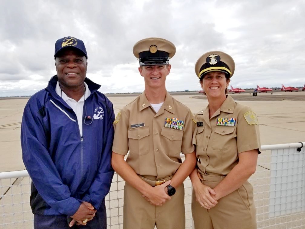 Cody Ward was promoted to Chief petty officer at MCAS Miramar Air Show