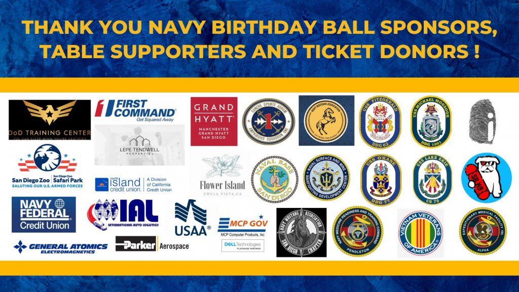 2024 Navy Birthday Ball Individual Ticket Navy League San Diego