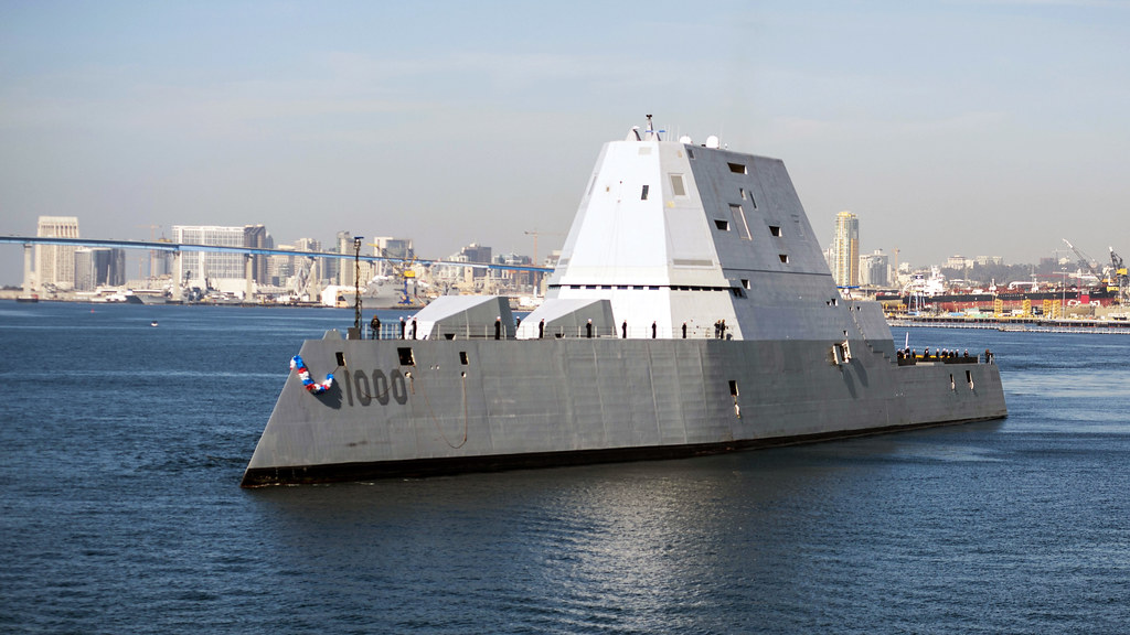 USS ZUMWALT Return to Homeport San Diego