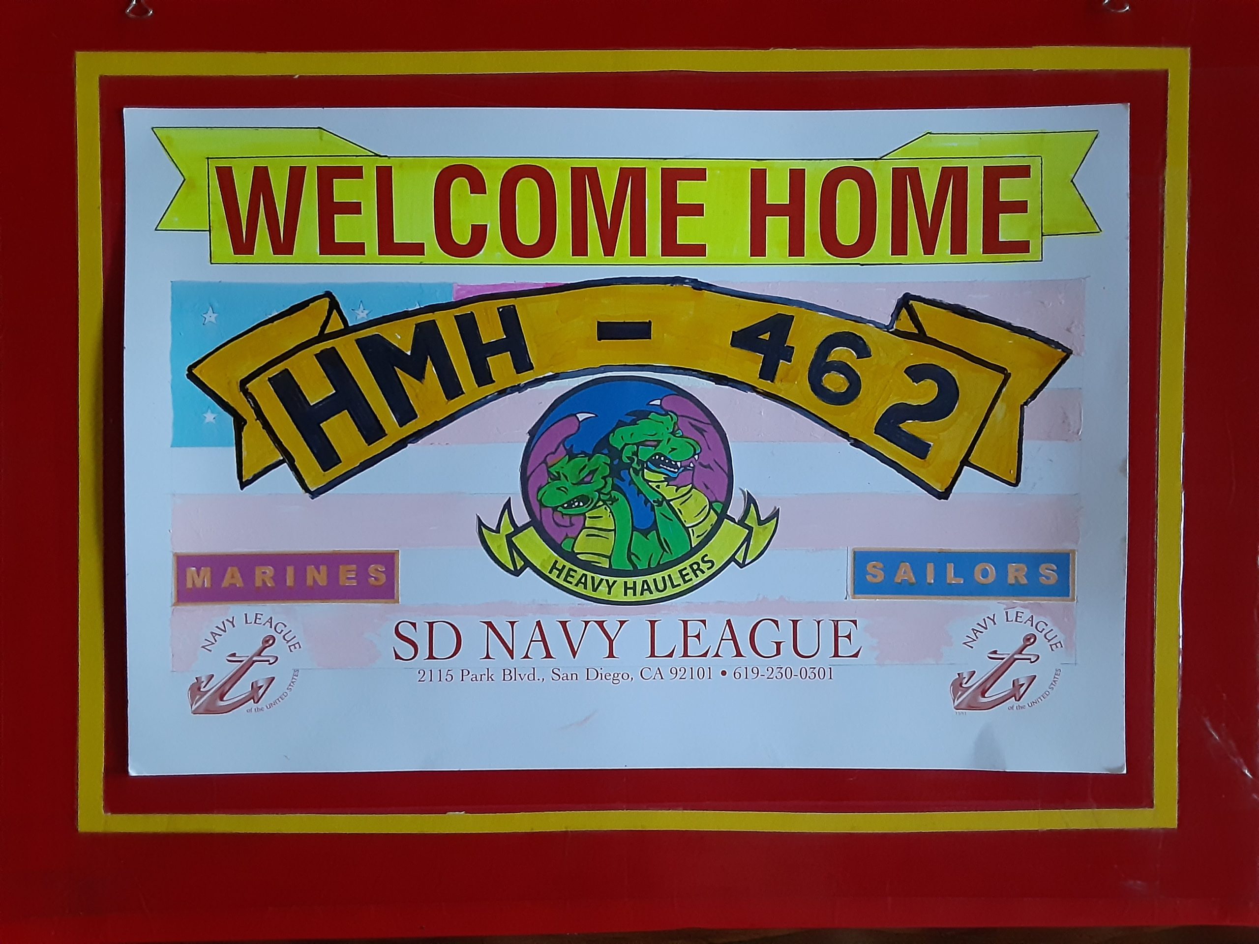 HMH 462 Homecoming Sign