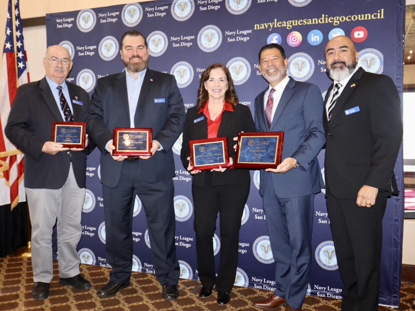 San Diego Council – 2023 Award Winners in recognizing and supporting its Maritime Forces in the San Diego metro area.