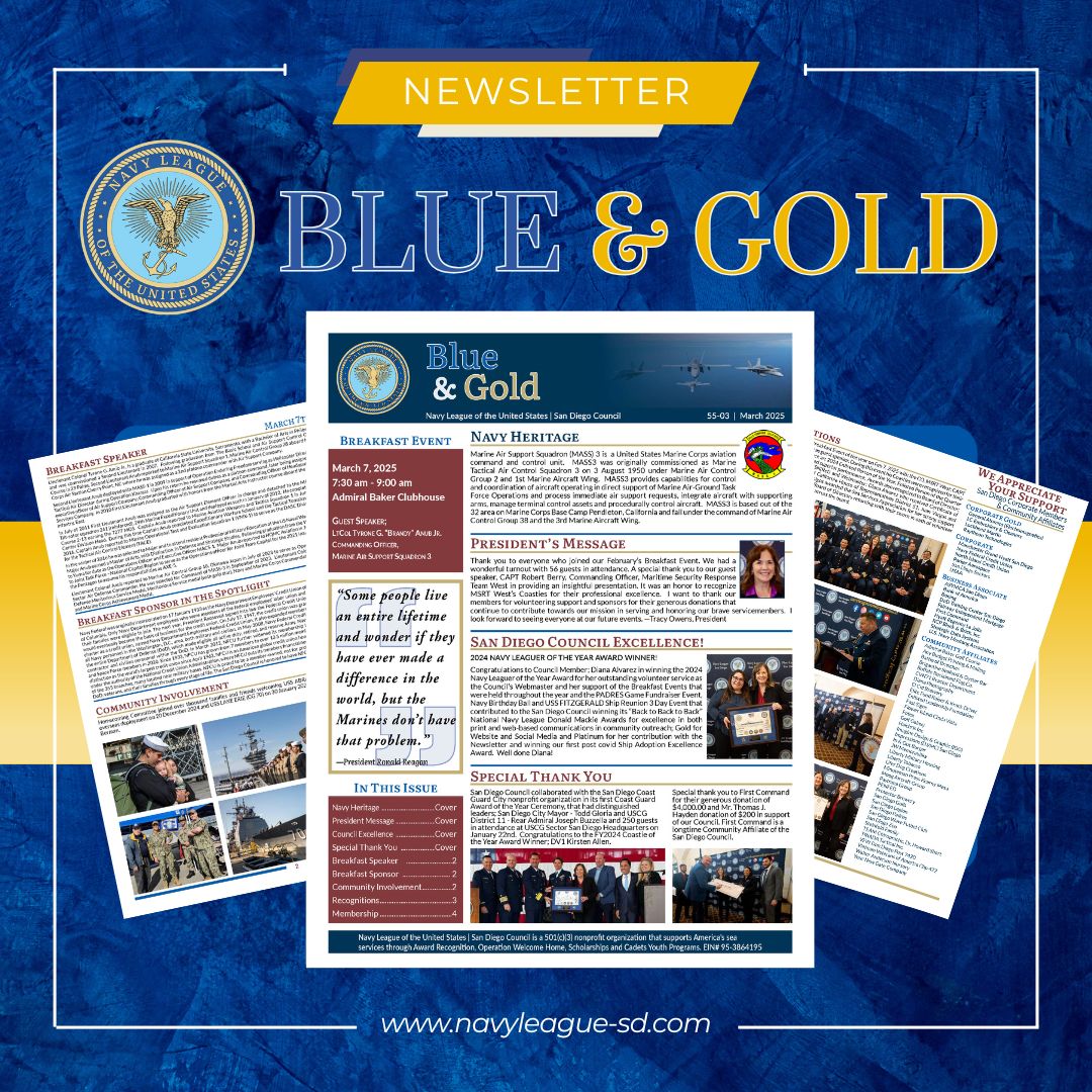 Navy League Blue & Gold Newsletter