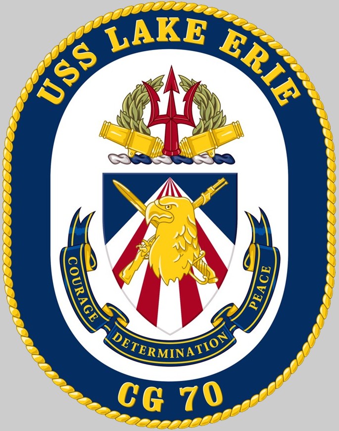 USS Lake Erie (CG 70) crest logo