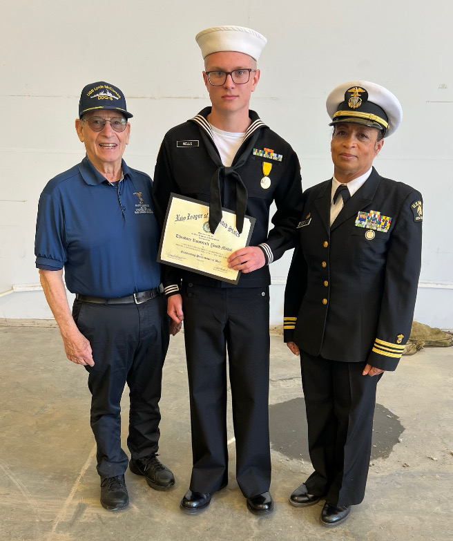 Theodore Roosevelt Youth Medal Award to Sea Cadet Petty Officer First Class Joseph