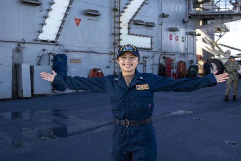Midland Native Serves with Pride Aboard U.S. Navy Aircraft Carrier in San Diego