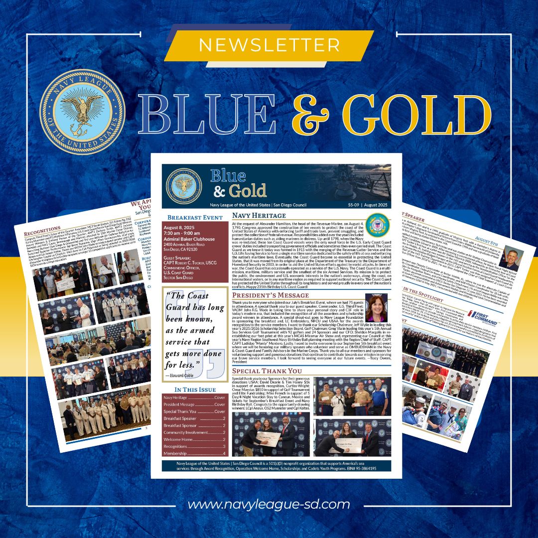 Navy League Blue & Gold Newsletter