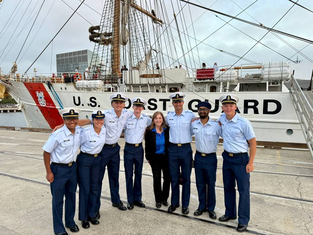 2025 Celebrating Coast Guard Month with USCGC EAGLE!