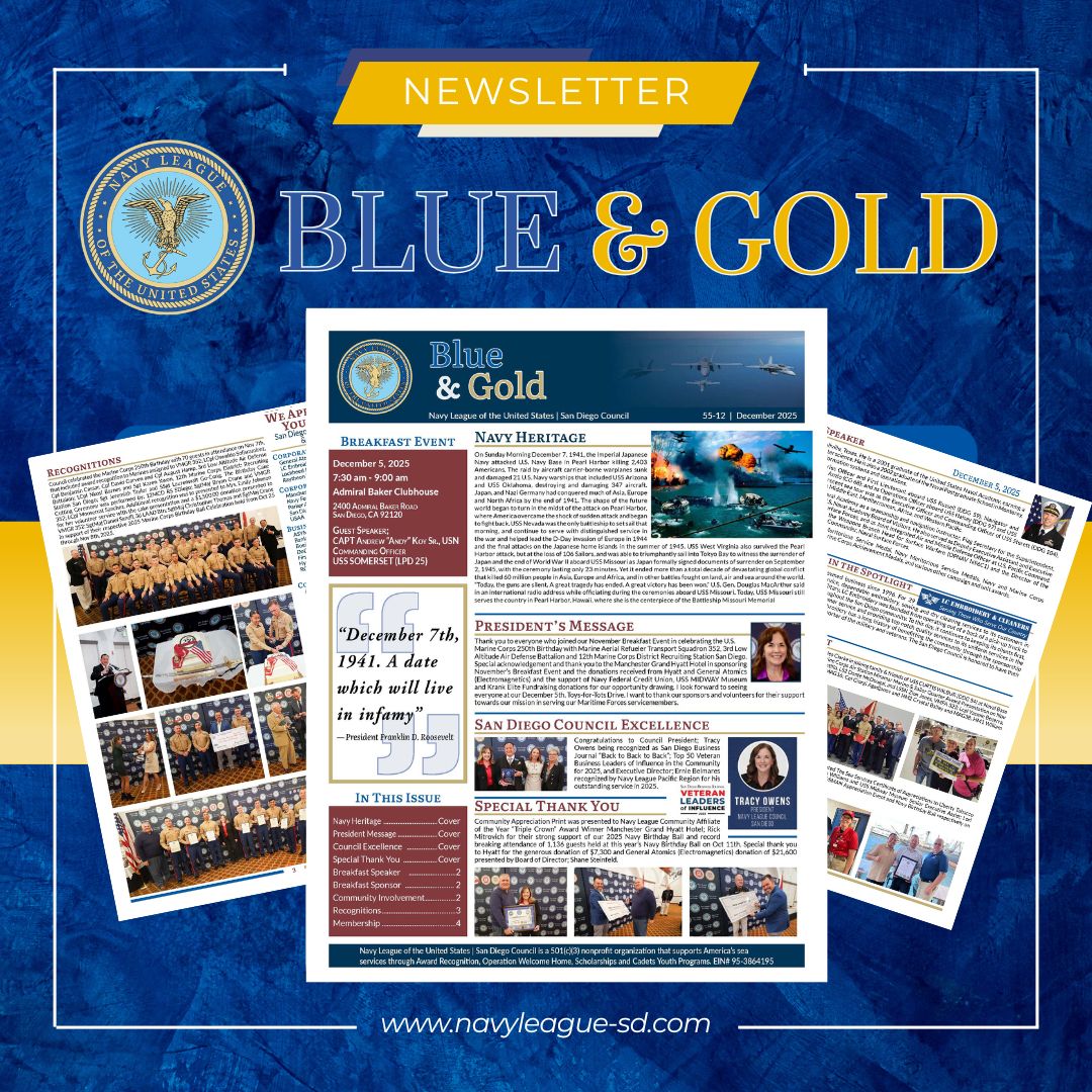 Navy League Blue & Gold Newsletter
