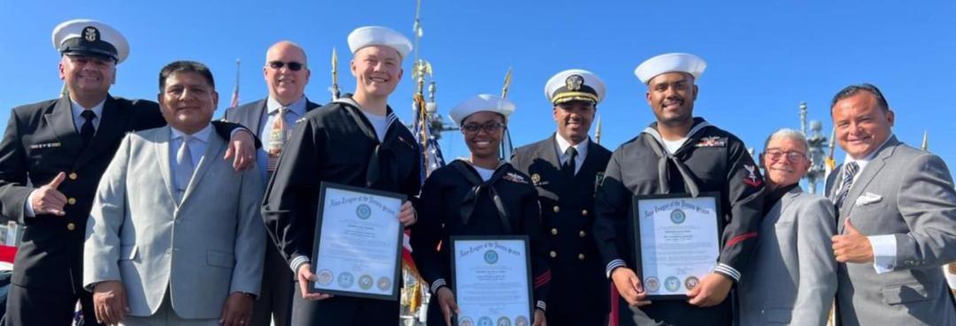 NLSD Sponsor USS FITZGERALD SOQ Award Winners2