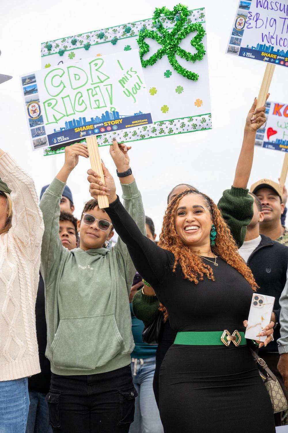 USS FITZ Ship RTHP CO spouse pic