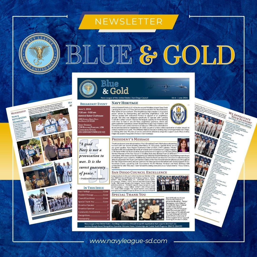Navy League Blue & Gold Newsletter