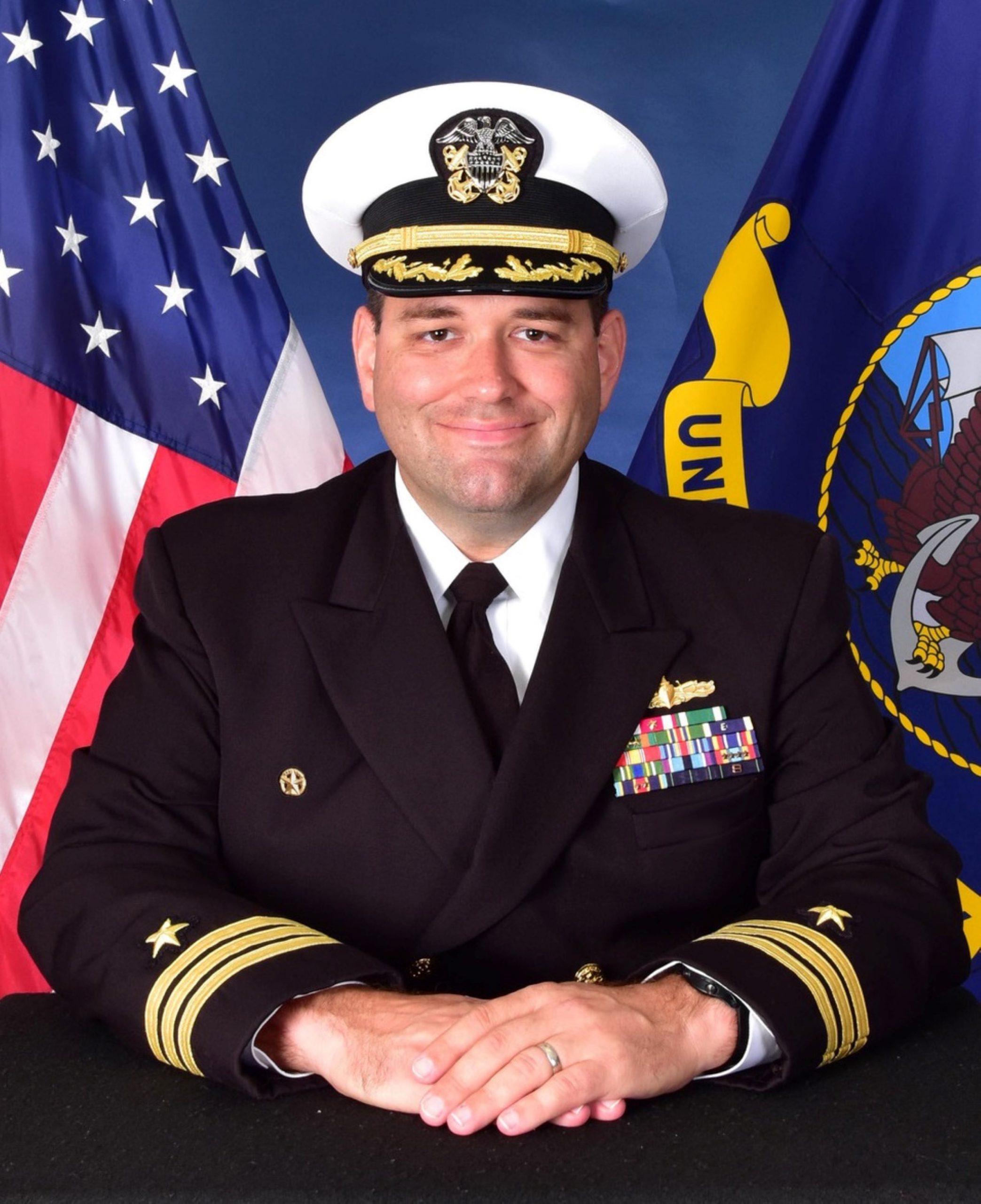 CDR Benjamin Pearlswig, USN Commanding Officer, USS GERMANTOWN LSD 42)