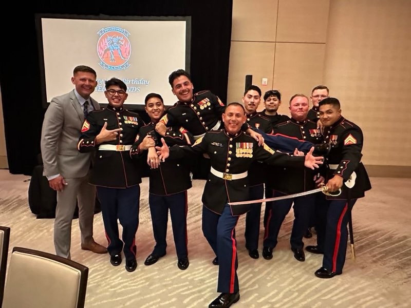 Marine Corps Birthday Ball SWORD Group Photo