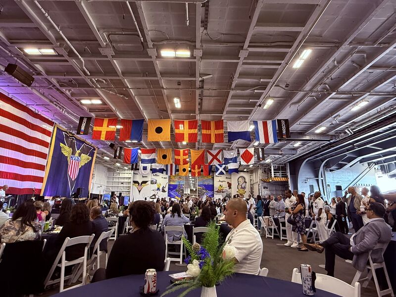 NASCAR CVN70 BIG TOP Reception 2