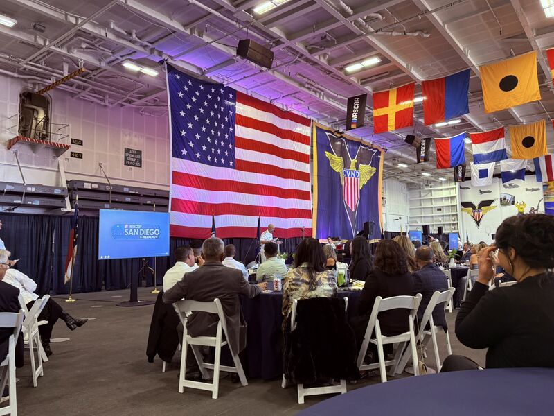 NASCAR CVN70 BIG TOP Reception 3