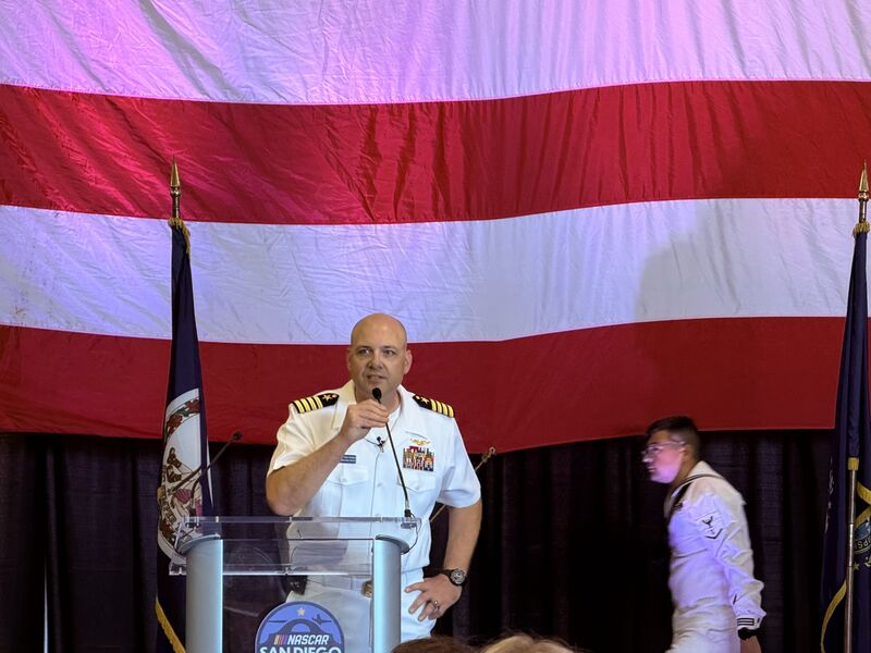 NASCAR CVN70 BIG TOP Reception CO