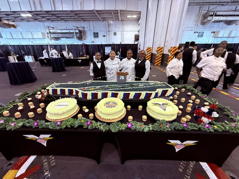 NASCAR CVN70 BIG TOP Reception CSs
