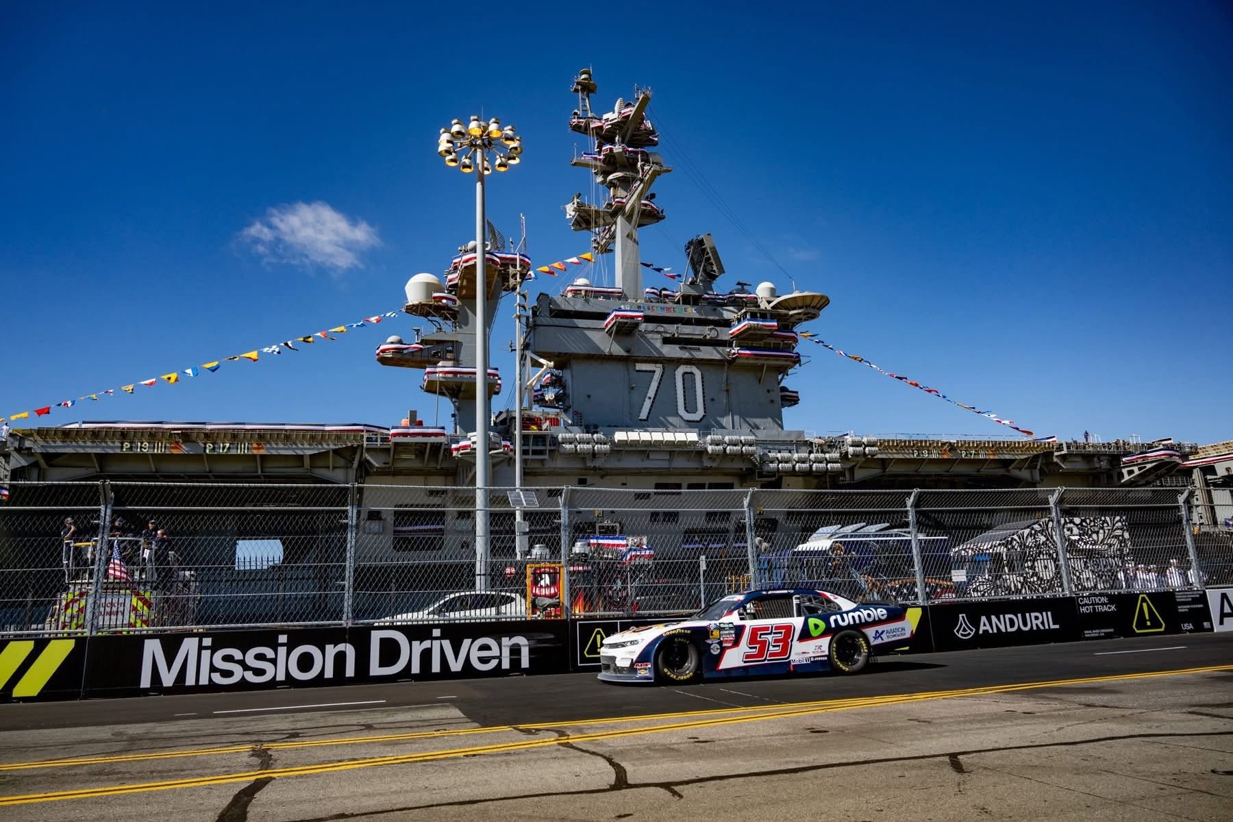 NASCAR CVN70 RACE CAR 4