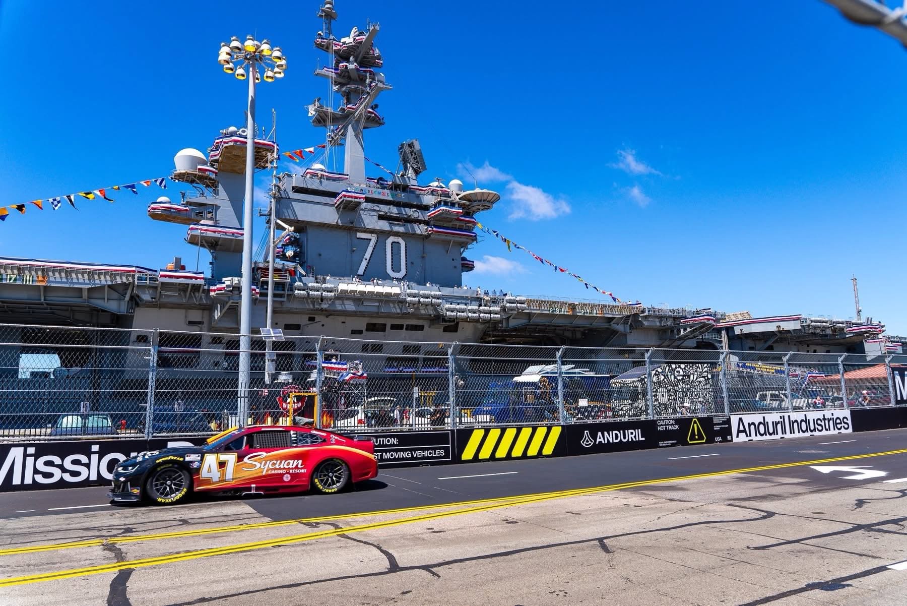 NASCAR CVN70 RACE CAR