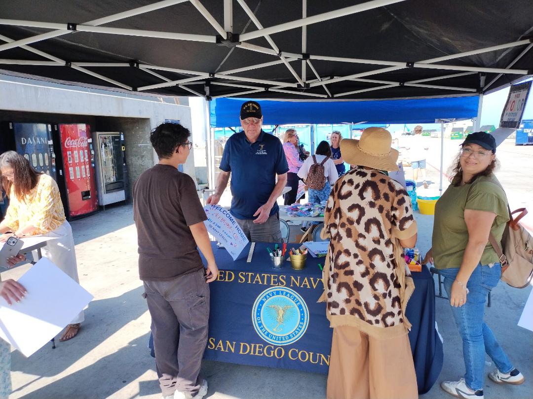 DDG 91 RTHP BoD Charles checking in families