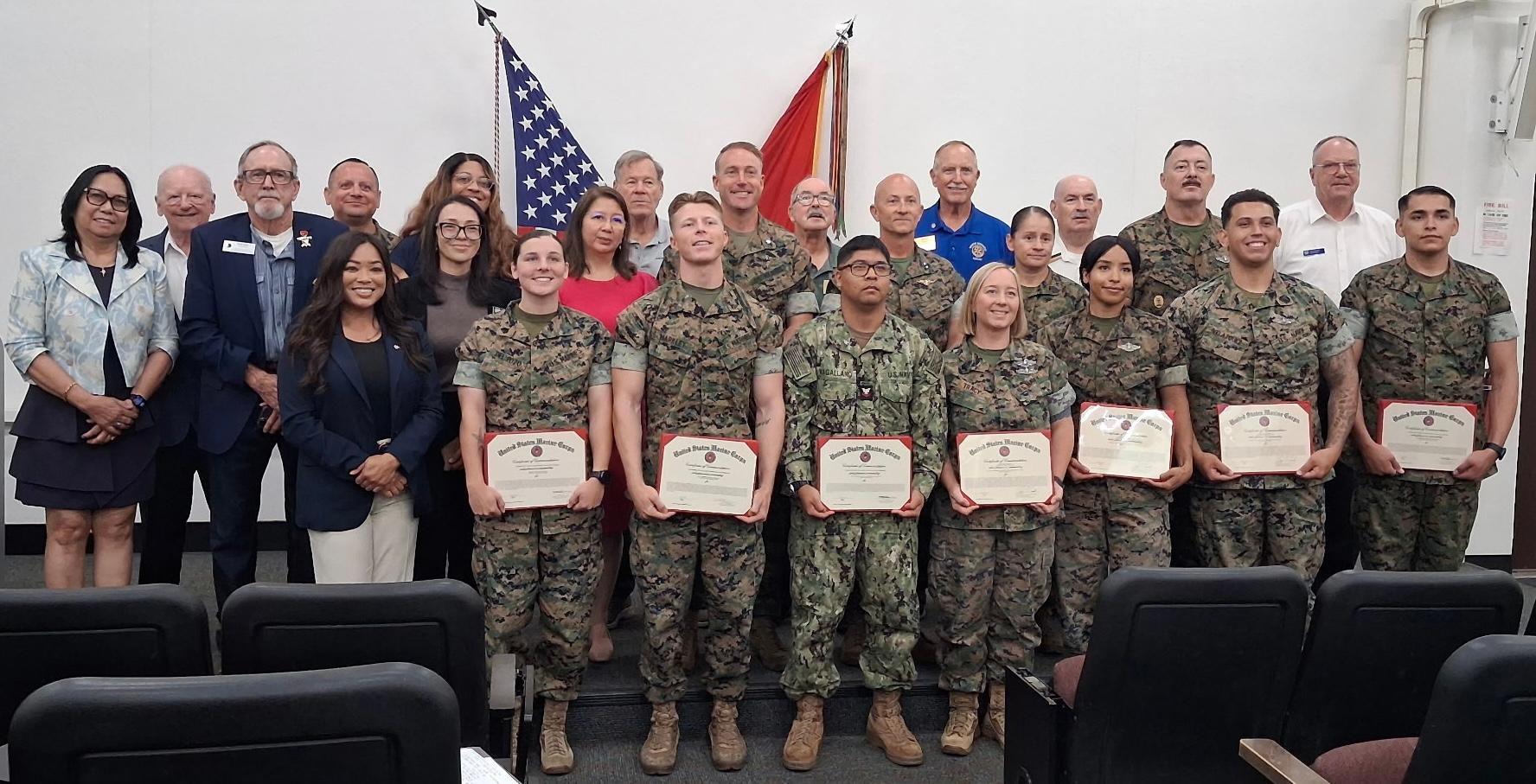 MCAS Miramar & 3rd MAW MOQ & SOQ Award winners